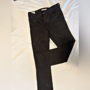 Black Levi’s 724 Denim Jeans High rise straight Size 31